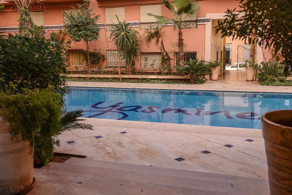Beautiful, Great Equipped 122 M Holiday Apartment Near Majorelle Garden And Gueliz With Pool Views And A Large Balcony And Terrace มาร์ราเกช ภายนอก รูปภาพ